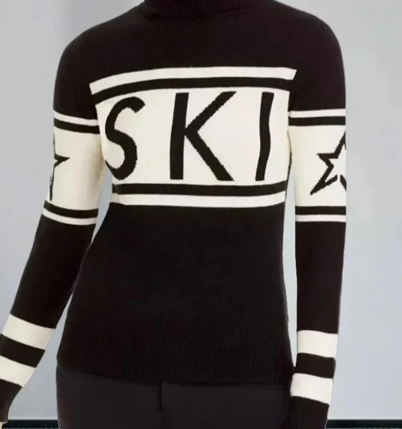 Felpa da Donna con Collo Tondo, Moda Trendy, Contrasto di Colori, Lettere a Righe, Casual, Manica Lunga, Slim Fit