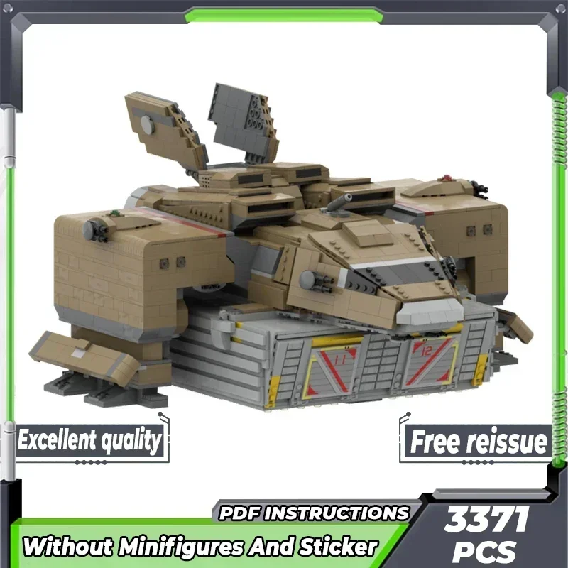 

military Aircraft Model Moc Building Bricks DR-4 Viking Dropship Technology Modular Blocks Gift Christmas Toys DIY Sets Assembly