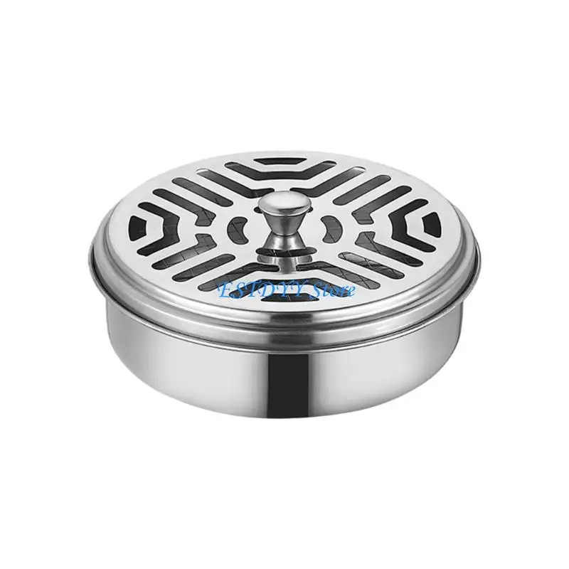 G6DE Coil Incenses Burners Mosquitoes Coil Holder Compacts Coil Incenses Mosquitoes Spirals Holder Box Incenses Holder