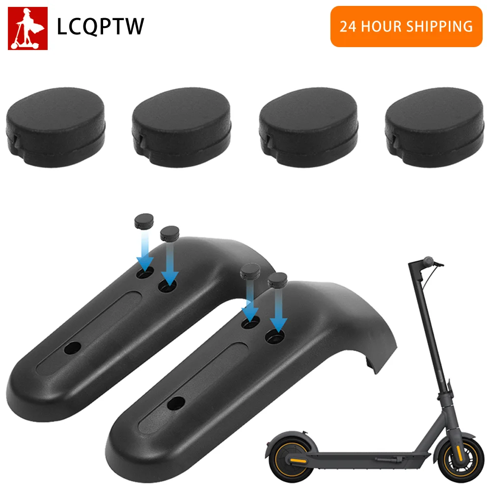 4pcs Front Fork Protection Shell Rubber Cap Screw Plug Cover for Electric Scooter Ninebot Max G30 G30D Parts Fast Shipping