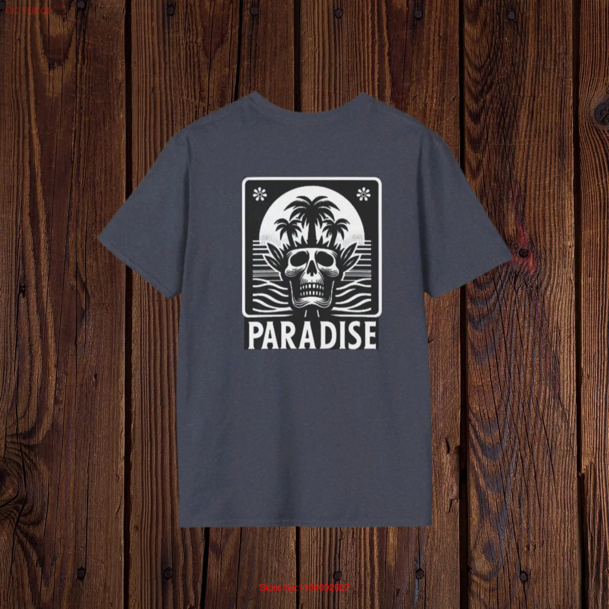 Paradise Island T Shirt long or short sleeves