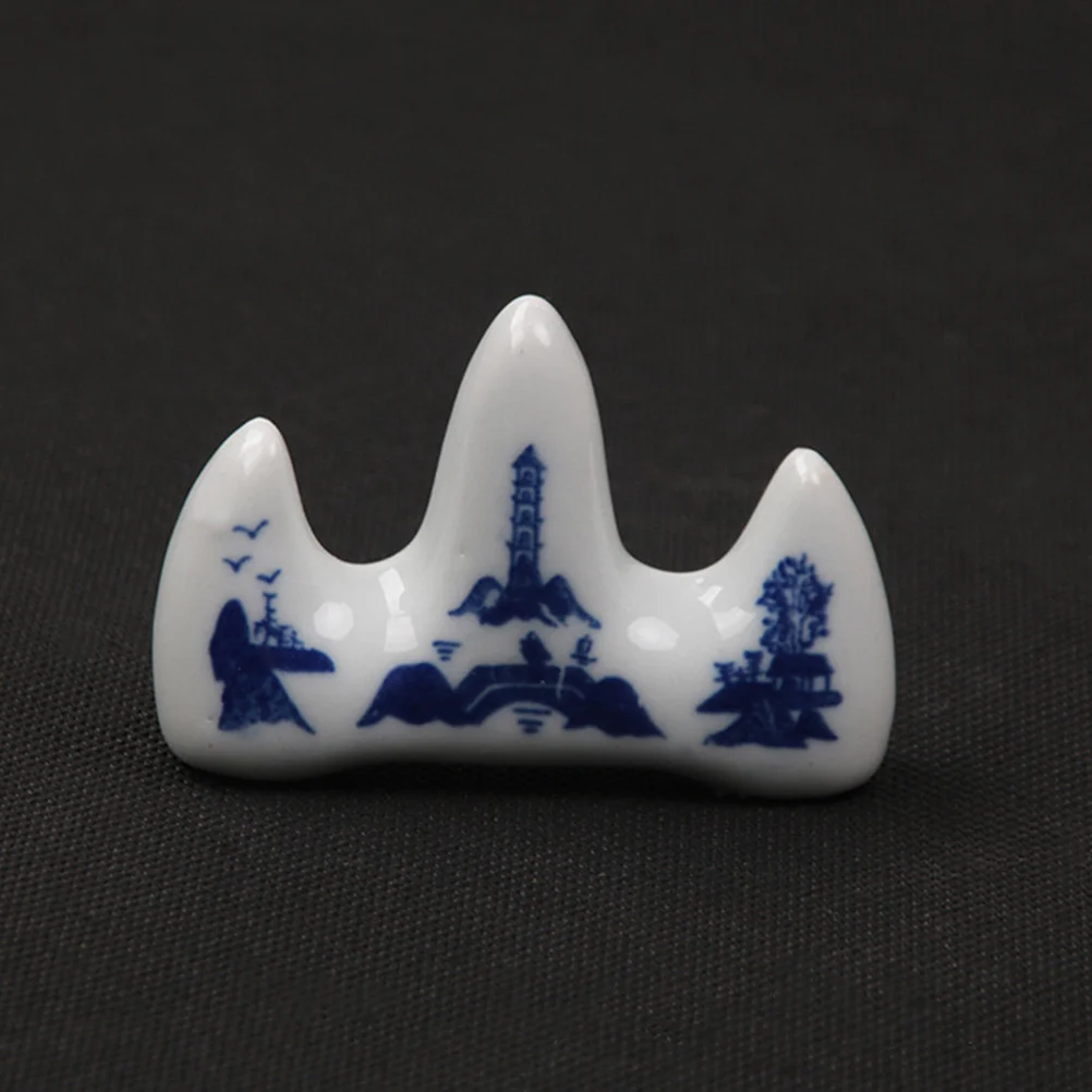 

12Pcs Ceramic Brush Pen Holder for Calligraphy and Painting Ink Pen Stand Tool Rest Storage Rack Sumi Writing Brush Support