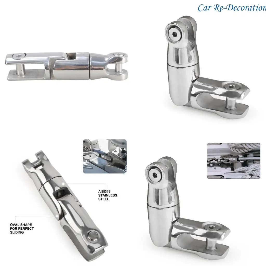 

R58D Marine Boats Anchors Swivels Connector for 6‑8mm/10-12mm Chain StainlessSteel