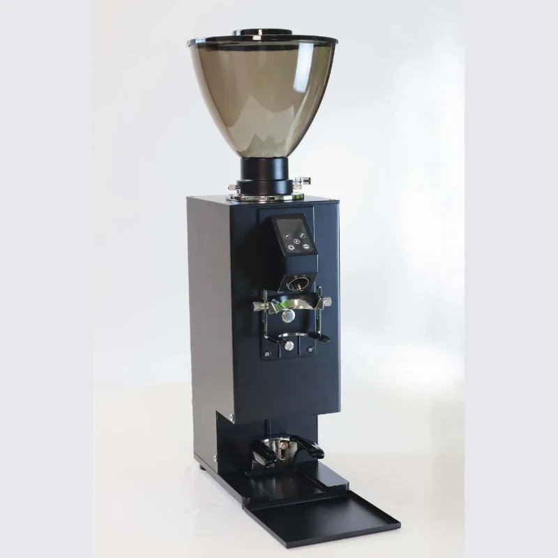 Commercial 64mm Heavy-Duty Bean Grinder Coffee Grinder Stainless Steel Burr Grinding Machine LCD Display