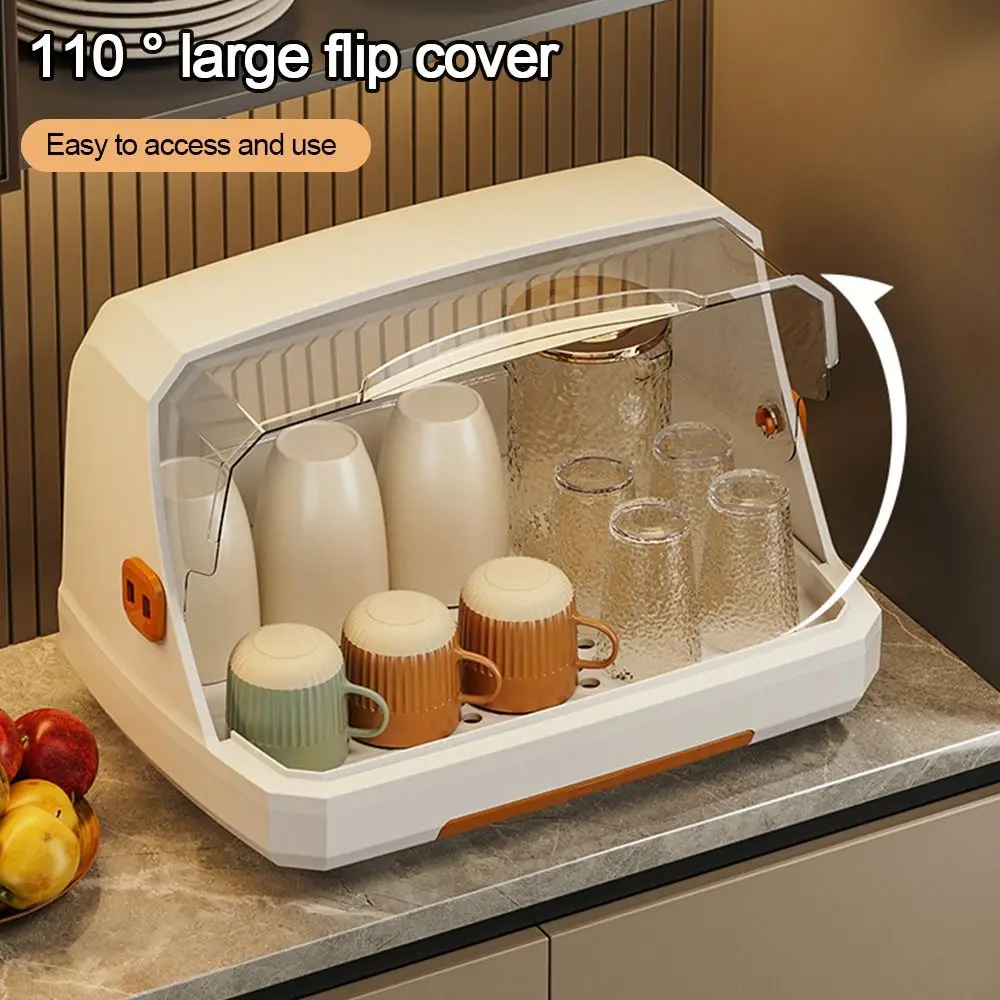 

Dust-proof Cup Storage Box Large capacity Multi-functional Mug Storage Rack Household Keep Tidy Tableware Organizer