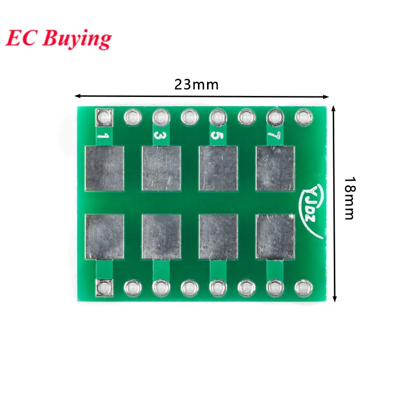 20szt/1szt Adapter SMD do DIP Płytka konwertera Złącze 2512 1812 1210 1206 SMA SMB SMC Turn DIP 2.54MM Patch Adapter — zdjęcie produktu 6