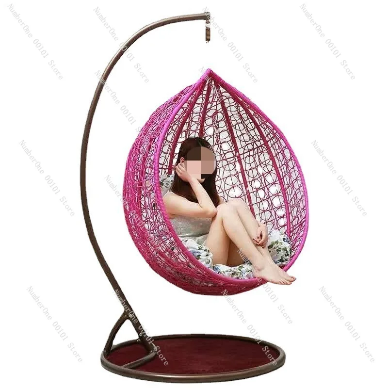 

Hammock Chair, Outdoor Swing Basket, Indoor Wicker Chair, Two-in-One Rocking Chair