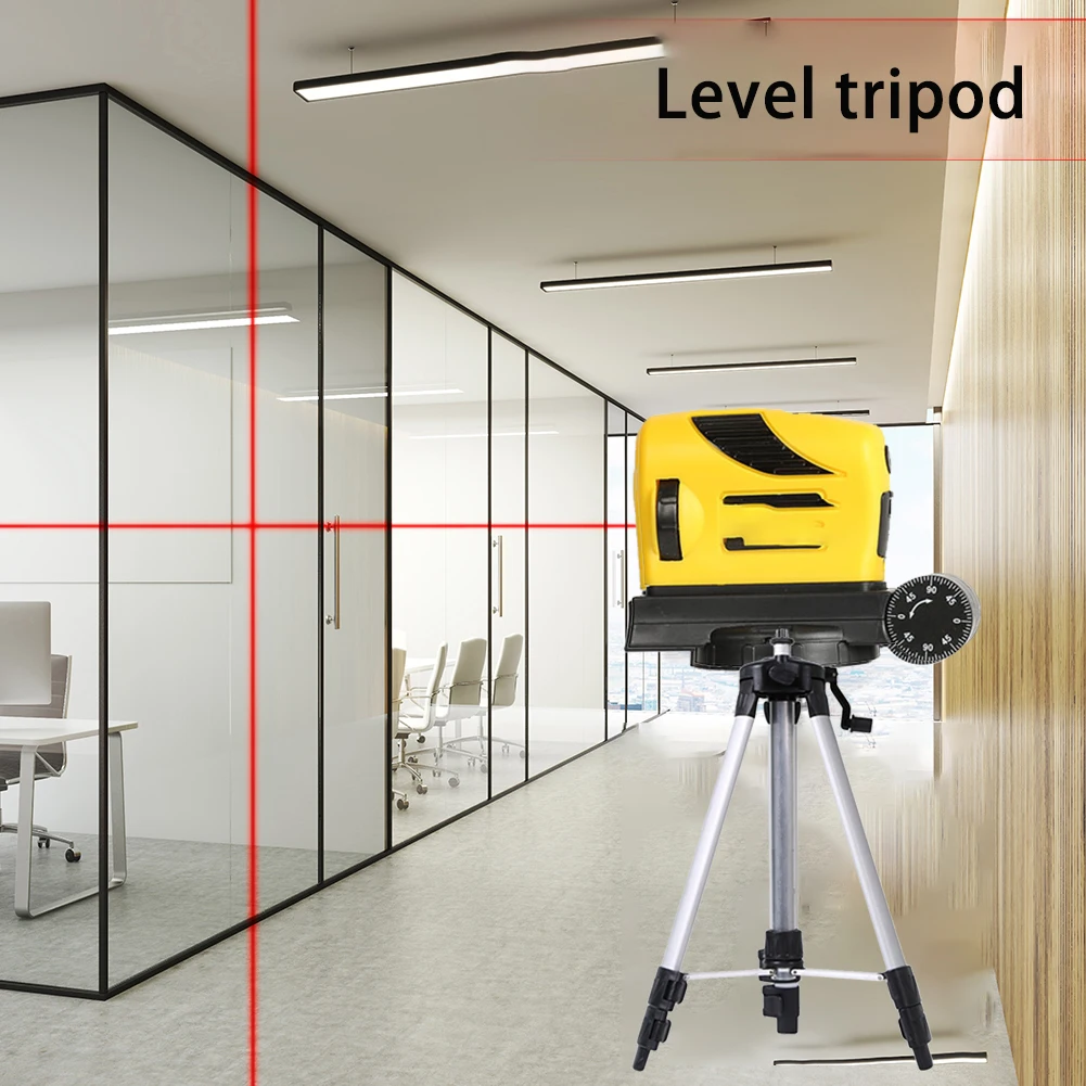 Laser Level Tripod Aluminum Alloy Thickened Tripod Bracket for 5/8 inch Adapter