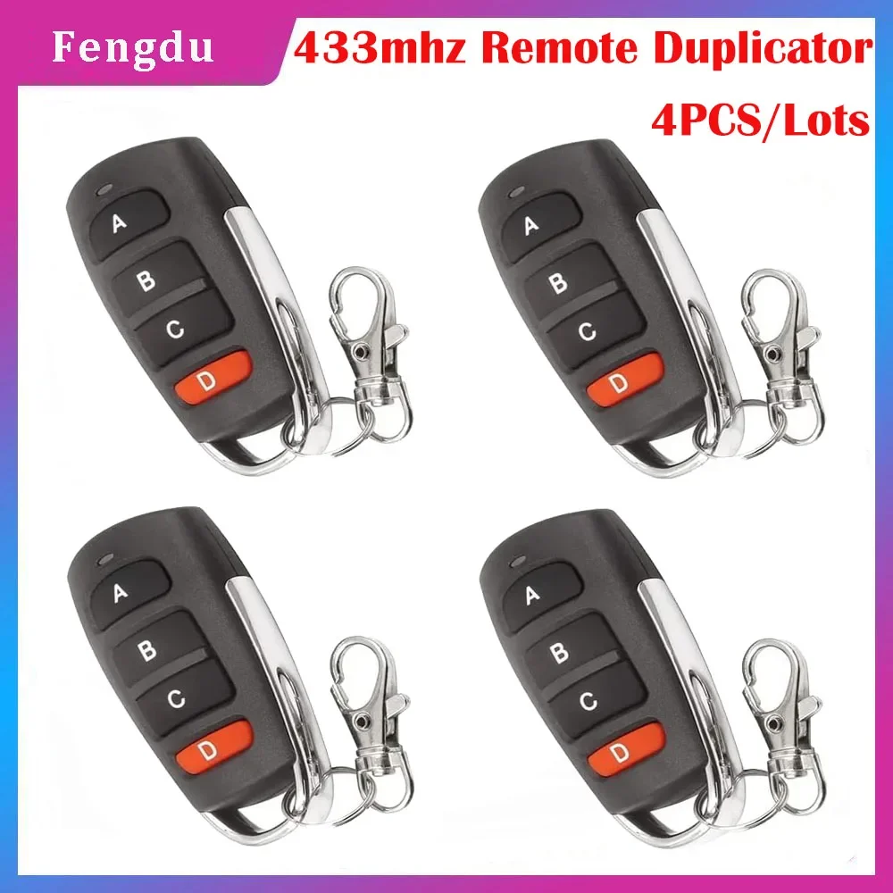 Universal Garage Door Control 433mhz Remote Control For Gate fixed code Duplicator 2PCS/4PCS with Wholesale price