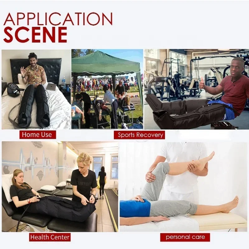 Dvt Pumpe Pneumatische Sport Zirkulation Druck Luft Kompression Maschine Recovery Stiefel Bein Massagegerät