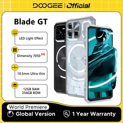 World Premiere DOOGEE Blade GT Rugged Phone 6.72'' FHD+ 120Hz LED Light Effect 12GB RAM 256GB ROM 5500mAh Battery Android 14