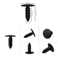 OEM 30Pcs 5mm Bumper Retainer Clips Car Plastic Rivets Fasteners Push Retainer    A01