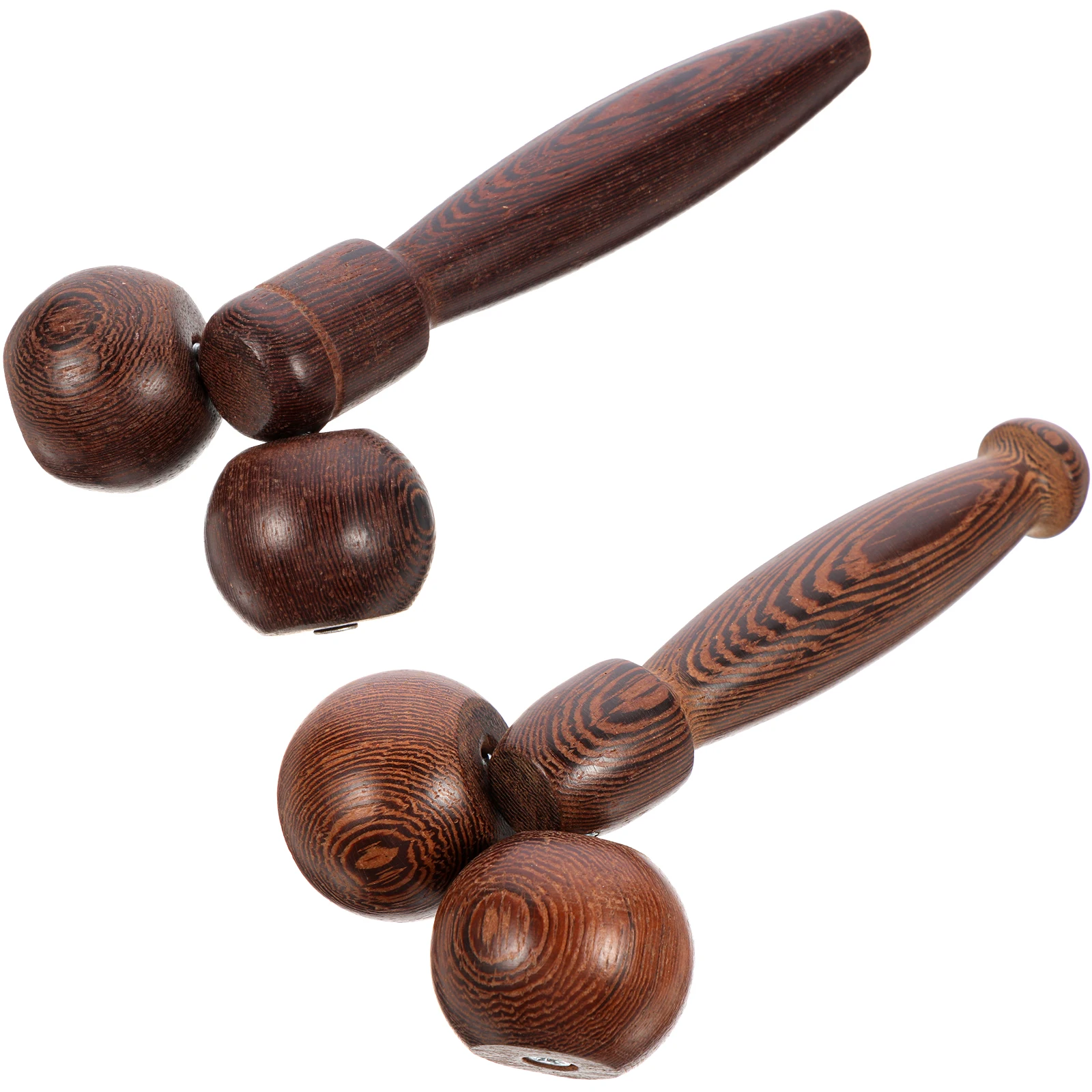 

2 Pcs Wood Massager Facial Lifting Tool Rollers Face Neck Leg Arm Massage Cream Serum Absorption Skin Tightening Long