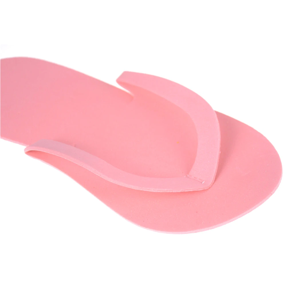 12 Pairs Random Disposable Foam Slippers Foam Pedicure Slippper For Salon Spa Pedicure Flip Flop Tools Wholesale High Quality