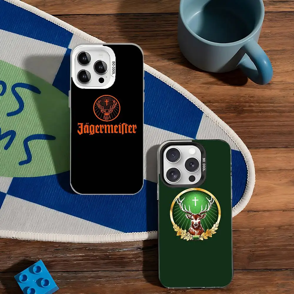 

J-Jagermeister-ES Phone Case For IPhone 17/16/15/14/13/12/11 Pro Max Plus Shockproof Colorful Back Silver Cover