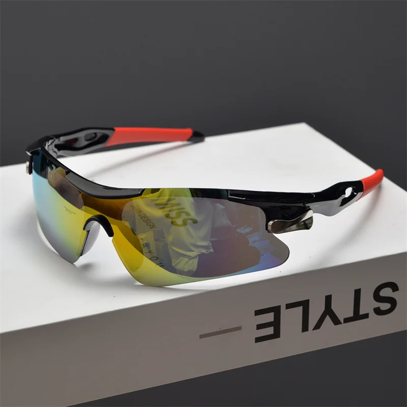 

Высококачественные велосипедные солнцезащитные очки, летние интегрированные большие женские ветрозащитные солнцезащитные очки, подарок для спорта на открытом воздухе MJ0788