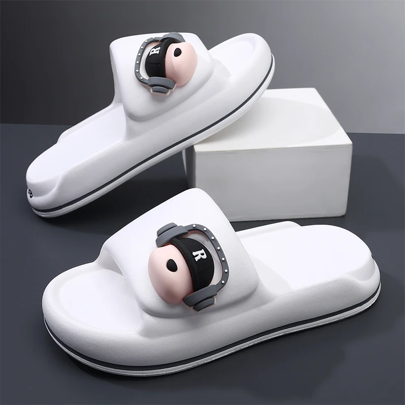 Men's New Summer Trendy Sports Slippers for Outer Wear Soft Soles Non-slip and Wear-resistant Outdoor Leisure Beach Sandals