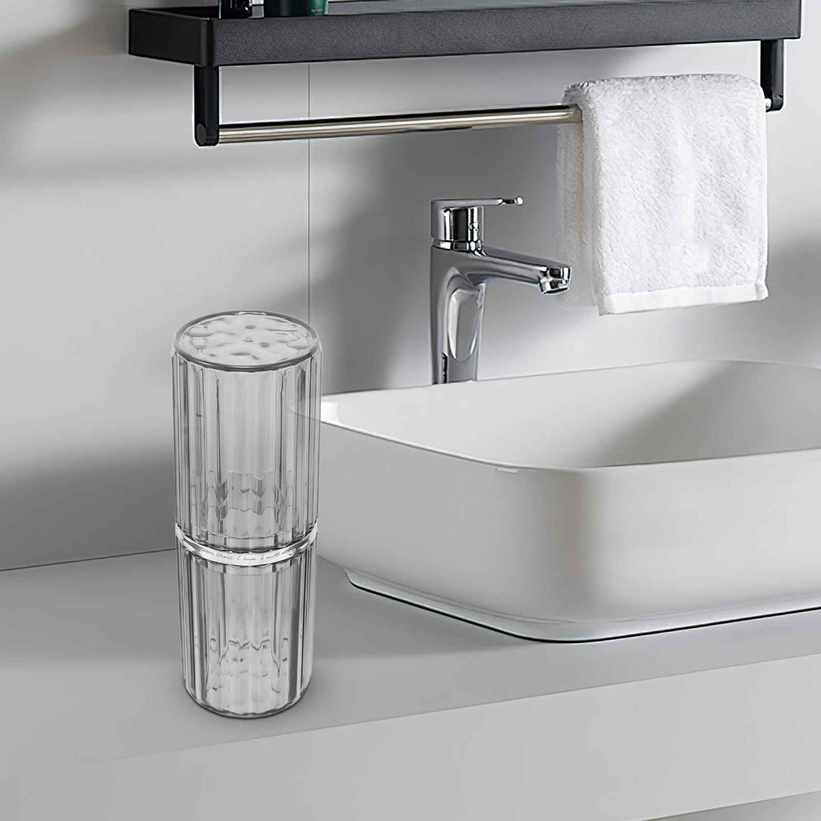 

Portable Toothbrush Storage Case Travel Toothpaste Box Compact Organizer for Camping Travel Toiletry Essentials