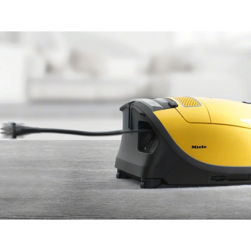 NEW1-Miele 41GFE036USA مكنسة كهربائية كاملة C3 كاليما، أصفر توسكانا