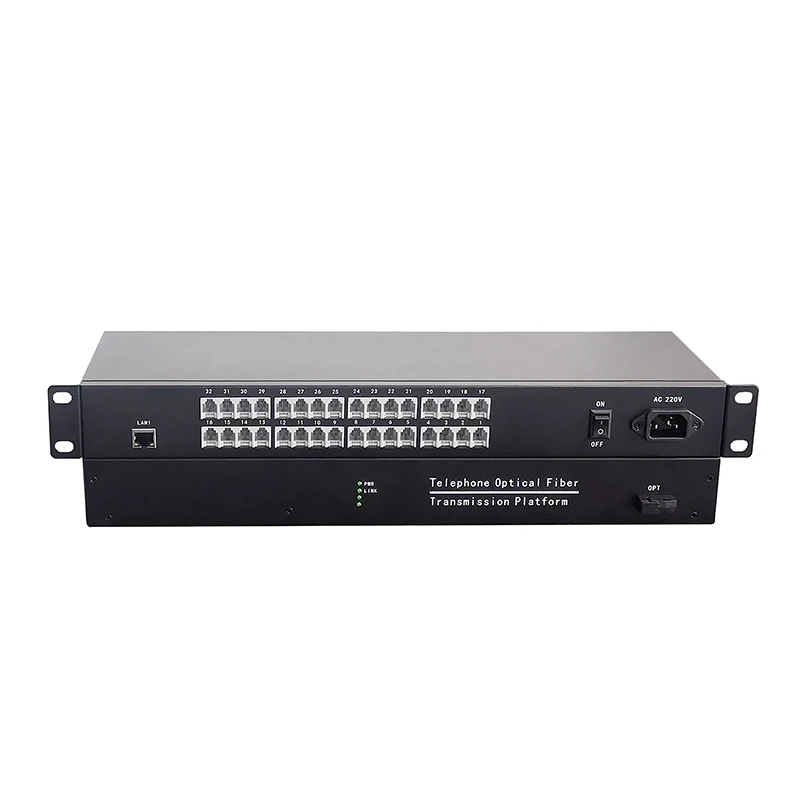 

32CH telephone to fiber optic converter PCM Voice over Fiber Optic fxs/fxo to fiber optic converter 1ch 100M Ethernet