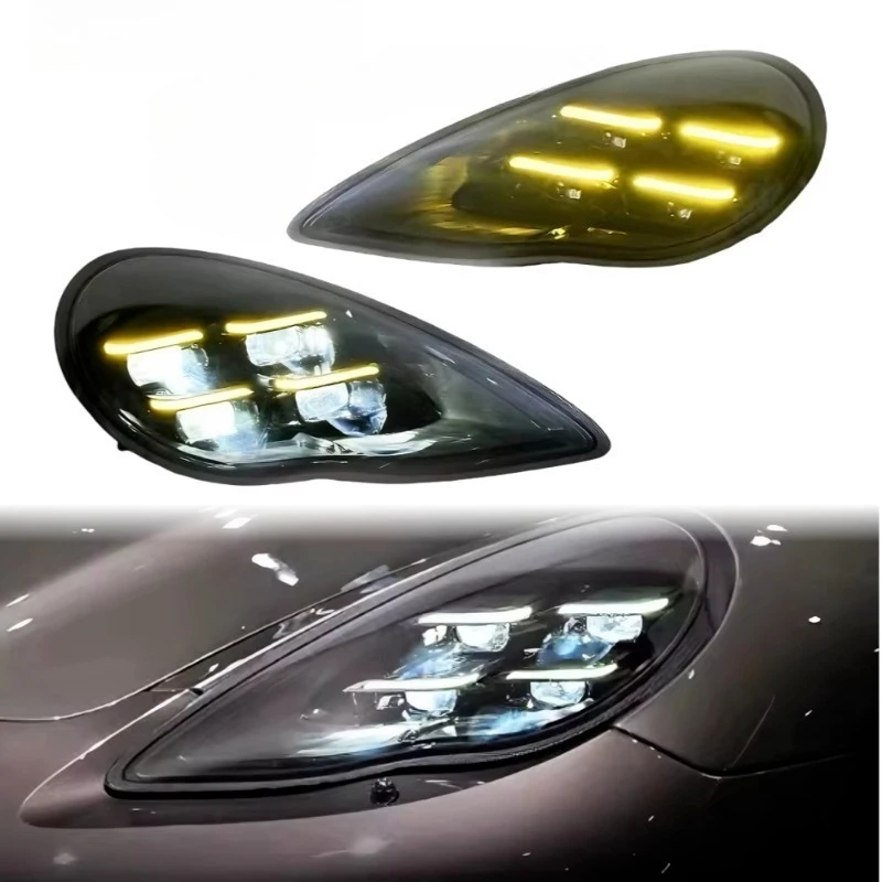USA LOCAL STOCK Dual Color for 970.1 Headlights 2010-2013 LED Front High-quality Plug and Play DRL