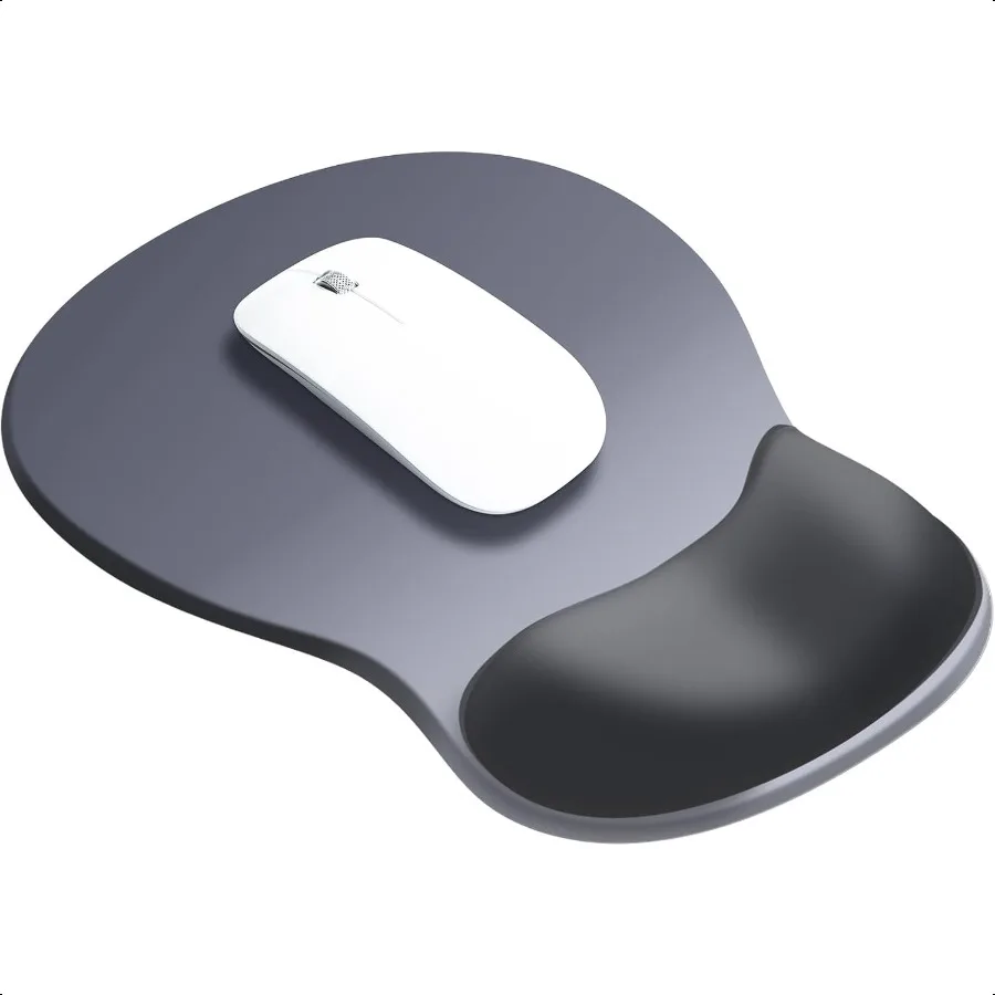 

Gel Wrist Rest Mouse Pad Ergonomic Office Mousepad with Wrist portNonSlip Design Desk Accories Mat for Home Game Decor School O
