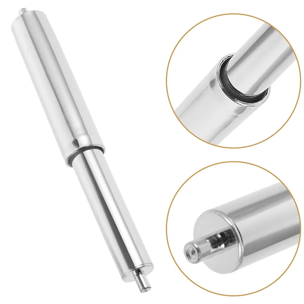 

2 Pcs Scroll Wheel Paper Towel Holder Toilet Tissue Roller Repair Parts Stainless Steel Chrome Metal Rod