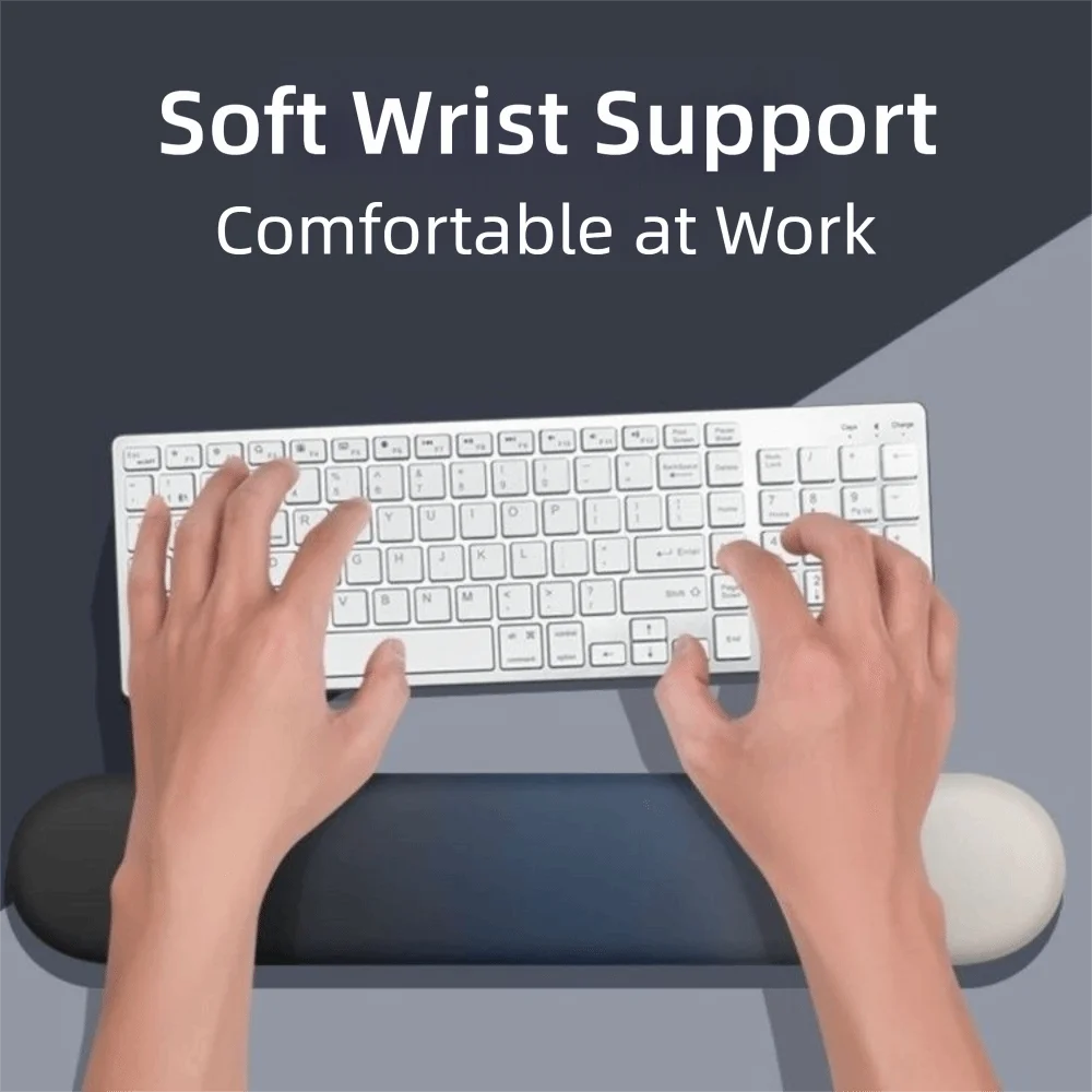 New Memory Cotton Keyboard Hand Rest Gradient Ergonomics Keyboard Support Comfortable Wrist Support Boys and Girls