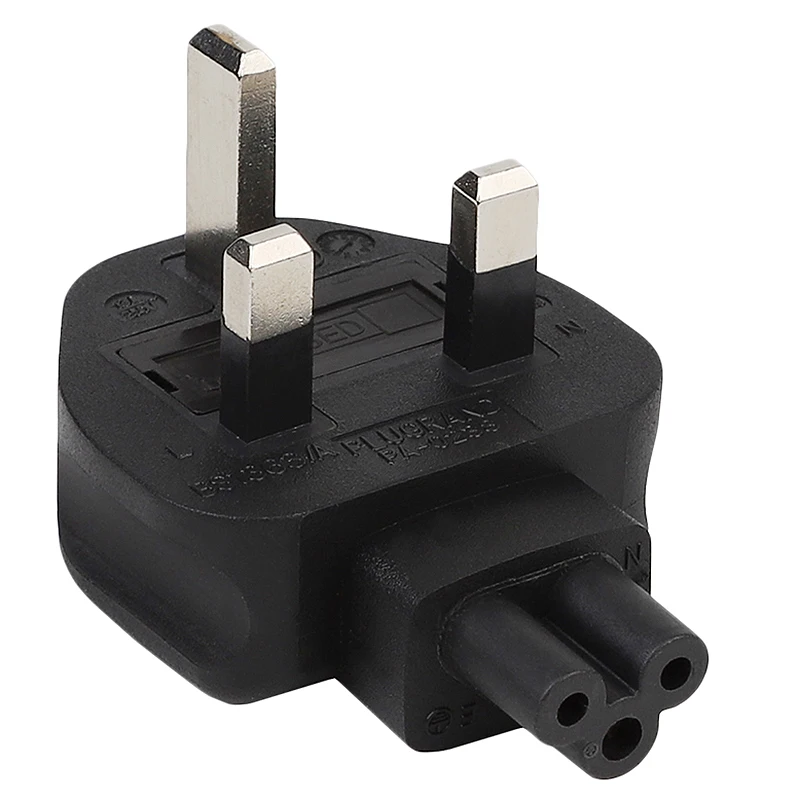 Uk 33-Pin Male To Iec 320 C5 Plug ,Uk To C5 Ac Power Adapter Uk Plug. Industrial Heavy Converter