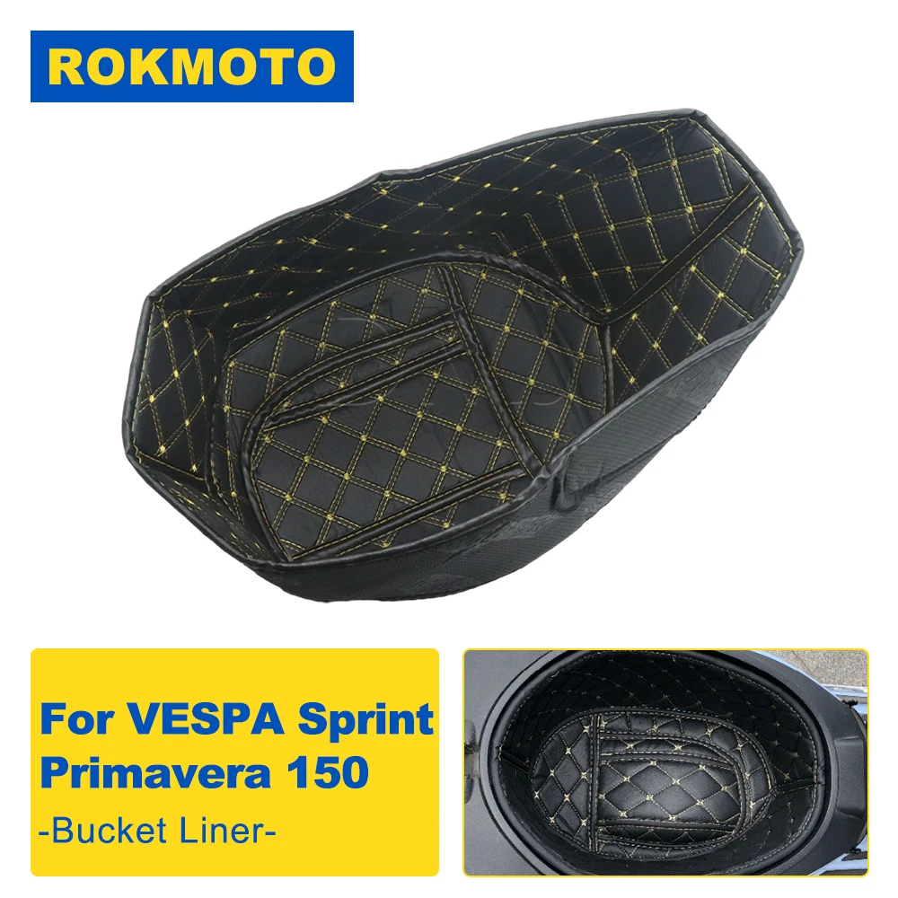 Motorcycle Accessories Seat Bucket Liner Cushion Storage Luggage Box Liner Pad For VESPA Sprint Primavera 150