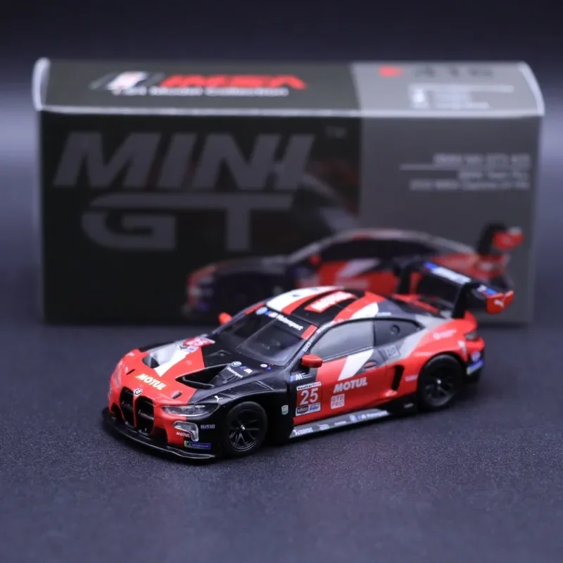 

Масштабная модель 1/64 № 416 BMW M4 GT3 #25 коллекционные декоративные игрушки из литого сплава, подарок на день рождения, игрушки для мальчиков.