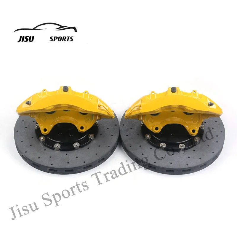 New Auto Brake System V6 Carbon Ceramic Disc Kit 355mm 405mm for Tesla Featuring Premium Brake Calipers