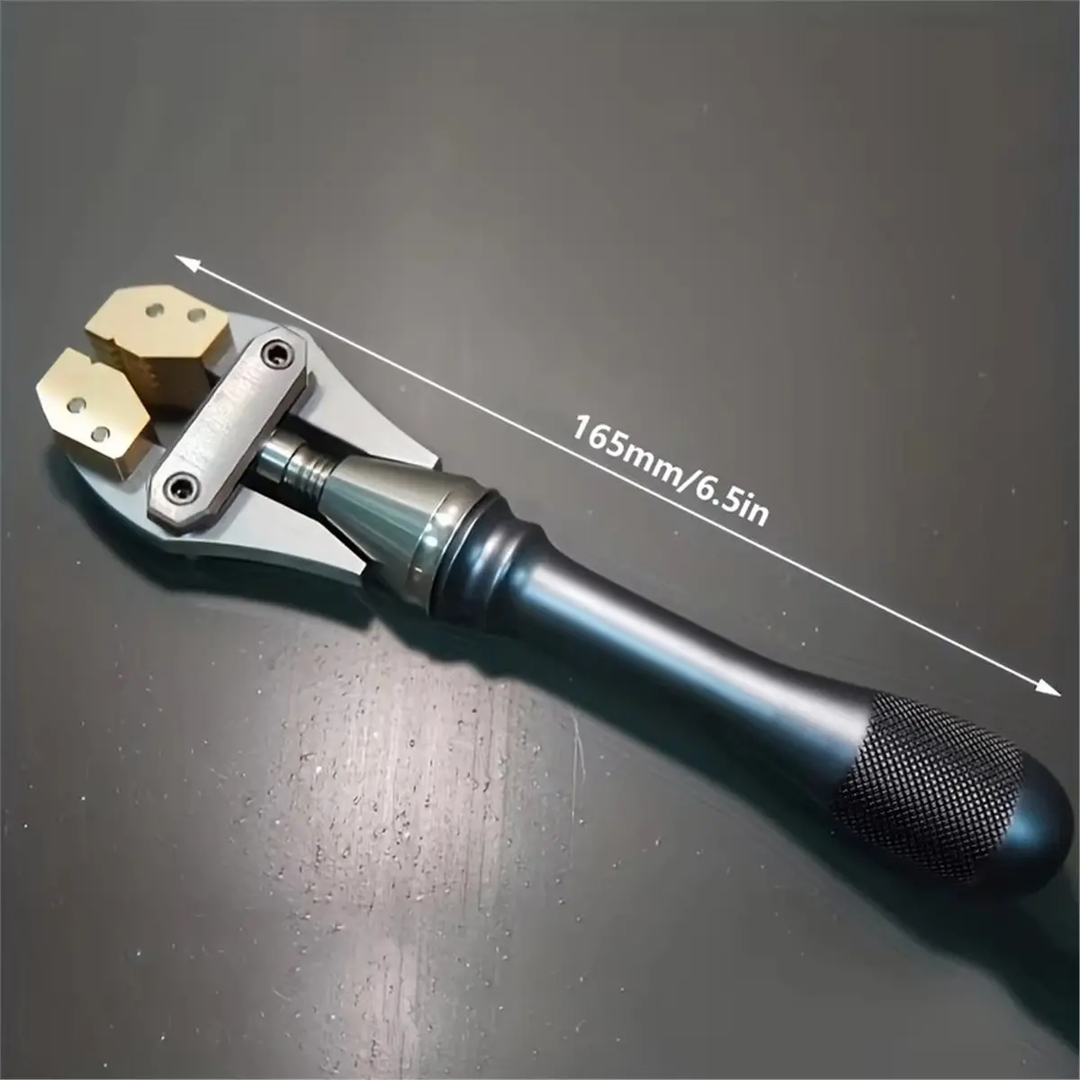 Adjustable Hand Held Vise, Brass Jaws,Wire Working, Hand DIY Tool Clamp
