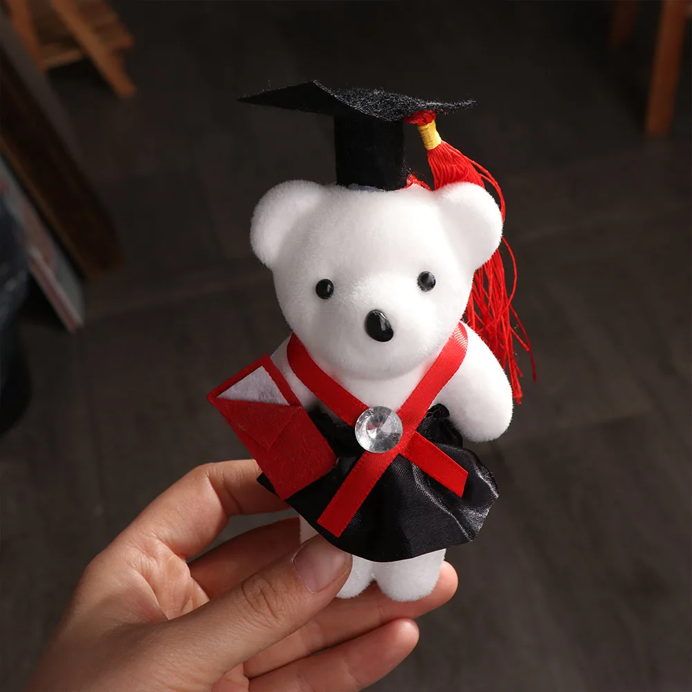 10 pcs/set Graduation Season Graduation Bear Graduation Ceremony Foam Bear Mini Bear Flower Bouquet Animal Celebrate Party