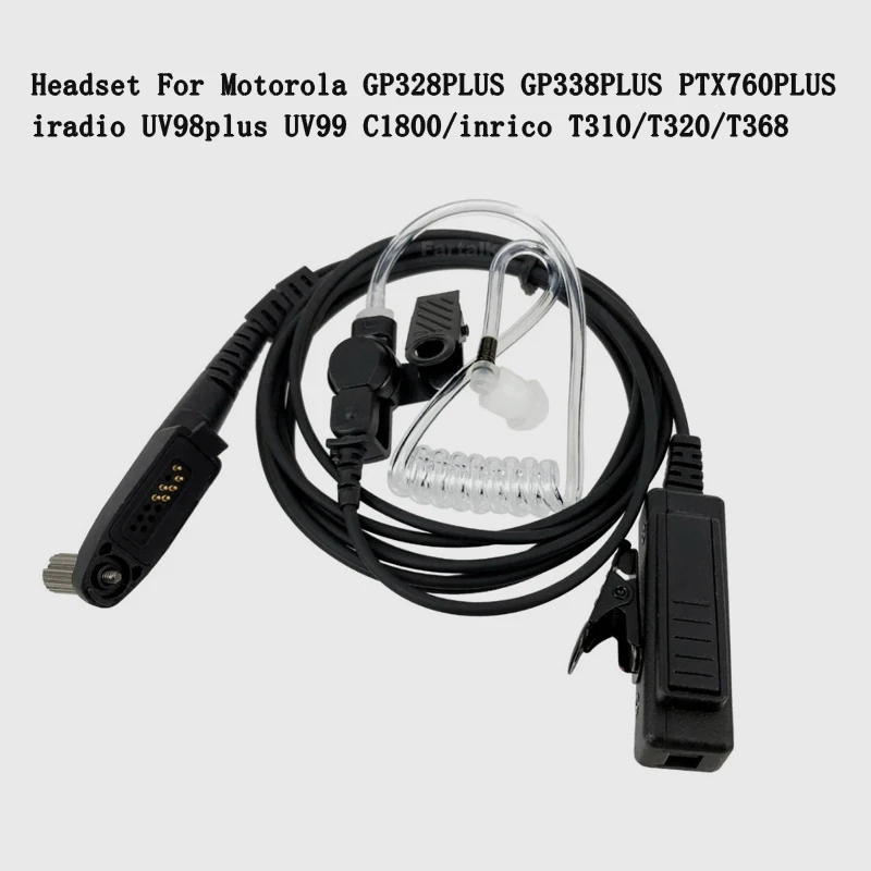 

Наушники-гарнитура для MOTOROLA GP328PLUS GP338PLUS PTX760PLUS UV-98Plus RadteI RT-880 RT880G двусторонняя радиосвязь рация