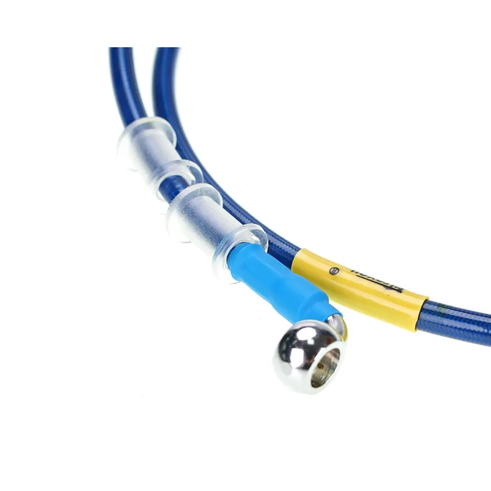 400mm-2400mm Brake Hose Hydraulic DOT Line Cable 10mm 28° 90° Banjo for Suzuki Kawasaki Yamaha Pipe Line Braided Oil Hose