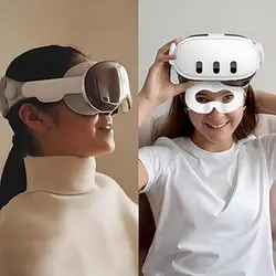 30/50 Pieces Disposable VR Goggles For Meta Quest 3/2/Apple Vision Pro Anti-sweat And Antibacterial 3D Solid Color