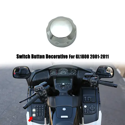 Fit For Honda Goldwing 1800 GL1800 GL 1800 2001-2011 2007 2008 2009 2010 Motorcycle Switch Button Decorative Shell Switch Cover