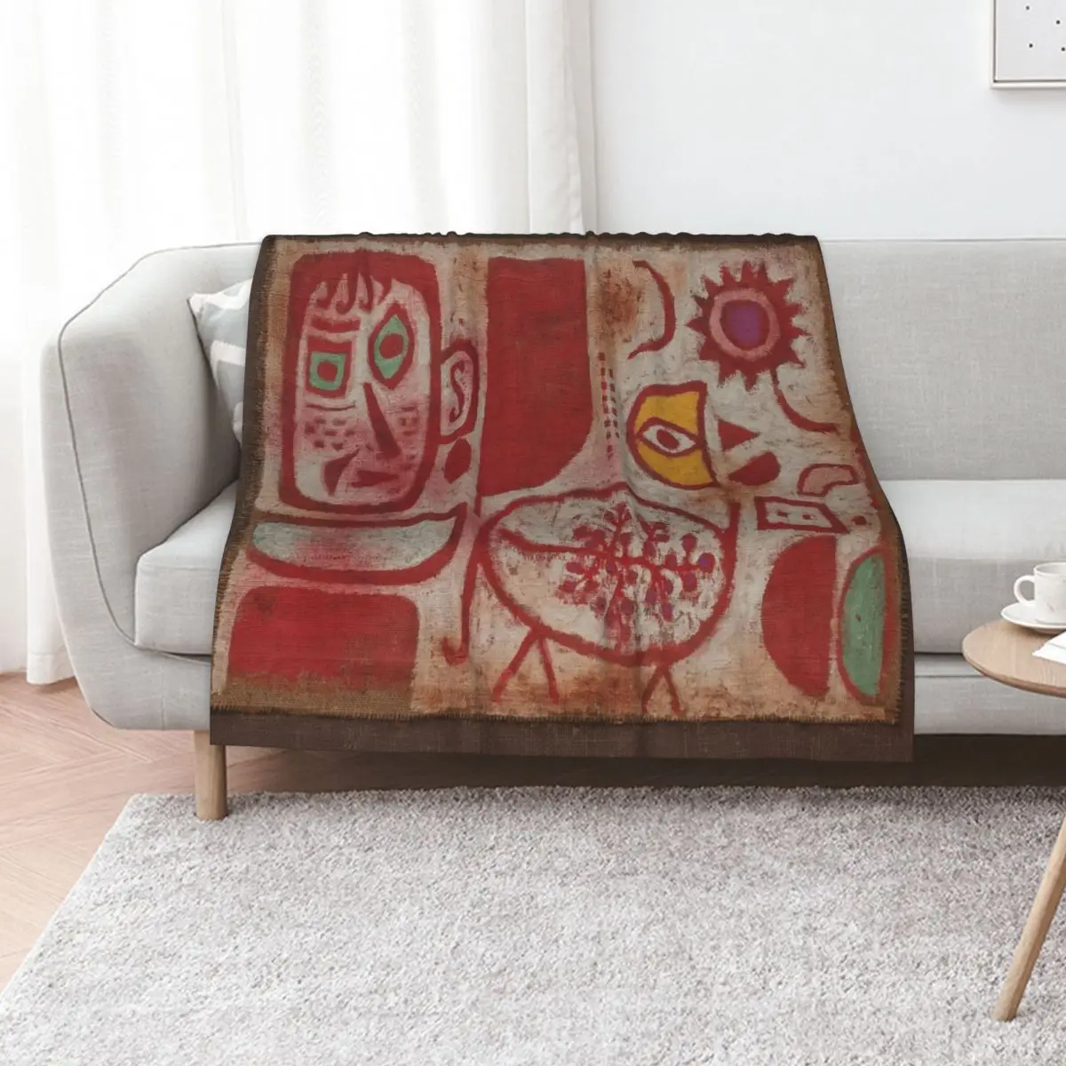 

Rausch, Paul Klee Throw Blanket Custom Summer Bed Fashionable Thin Blankets