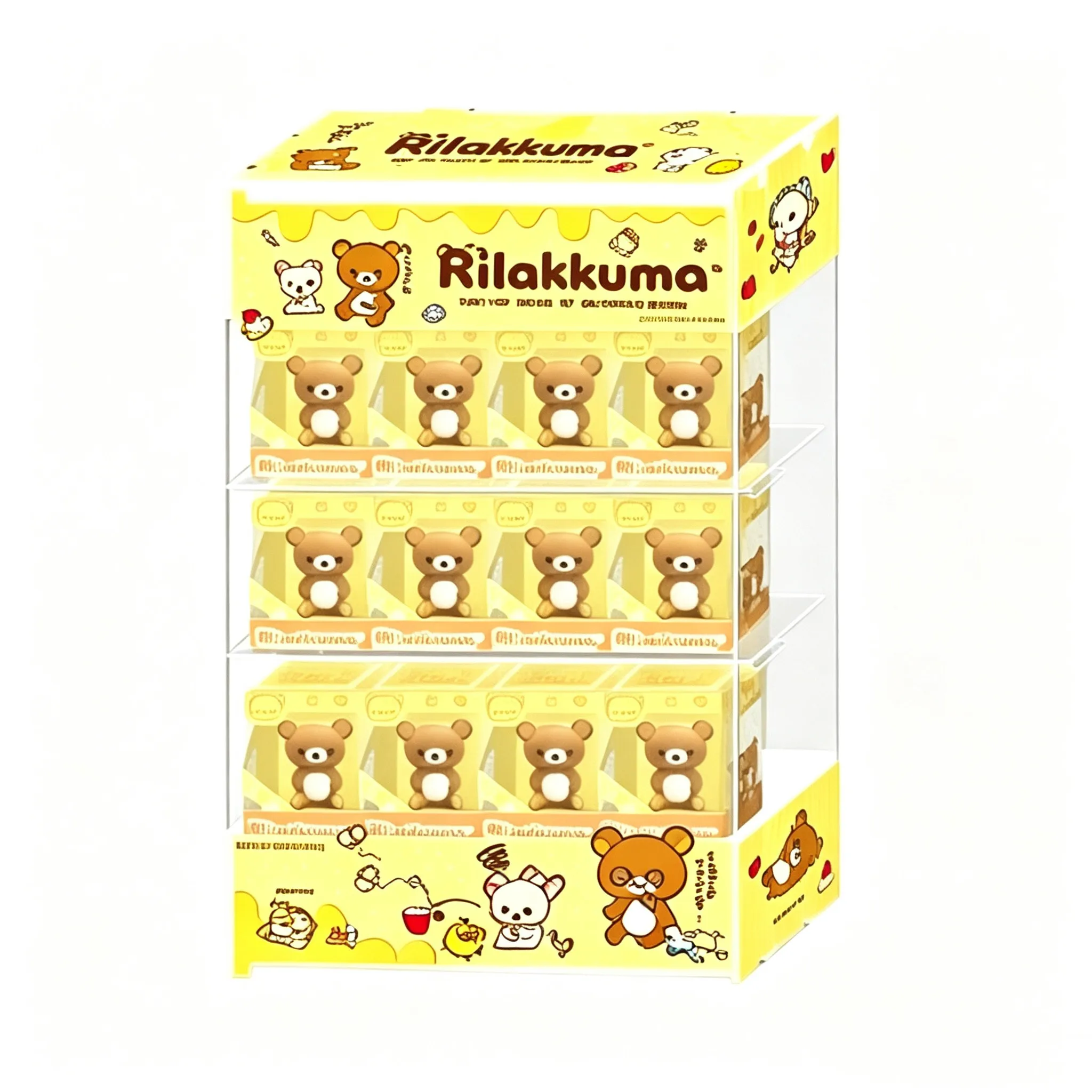 Rilakkuma Mini-Bohnenfigur Überraschungsbox Niedliche Kleine Puppe Schreibtisch-Dekoration Kawaii Sammlerstück Überraschungsgeschenke für Fans – Detail 4