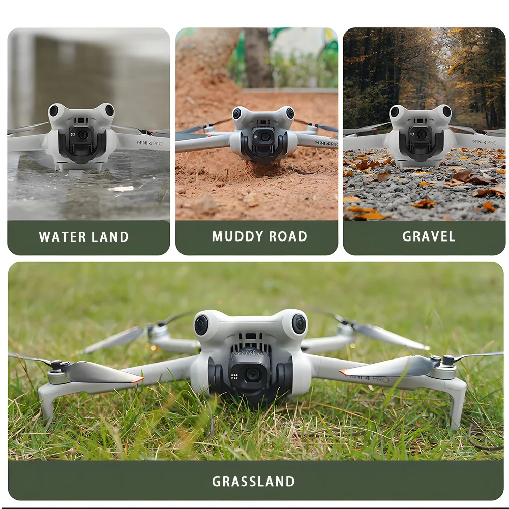 Kit de protection de jambe de train d'atterrissage Mini 4 Pro DIJ, kit de hauteur d'extension pour train d'atterrissage, accessoires de drone pour DJI Mini 4 Pro