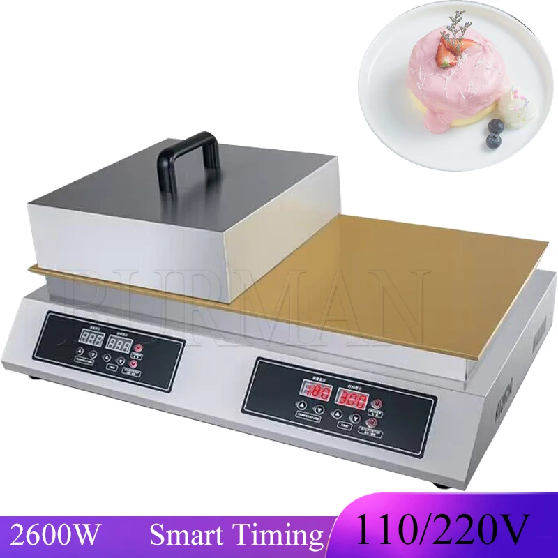 110/220V Fluffy Japanese Souffle Pancakes  Maker Double Head   Snacks Machine