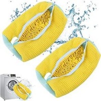1PC Reusable Plastic Shoe Washing Bag for Laundry - Sneaker Cleaning Kit for Stain Removal, Uncharged, No Battery Required