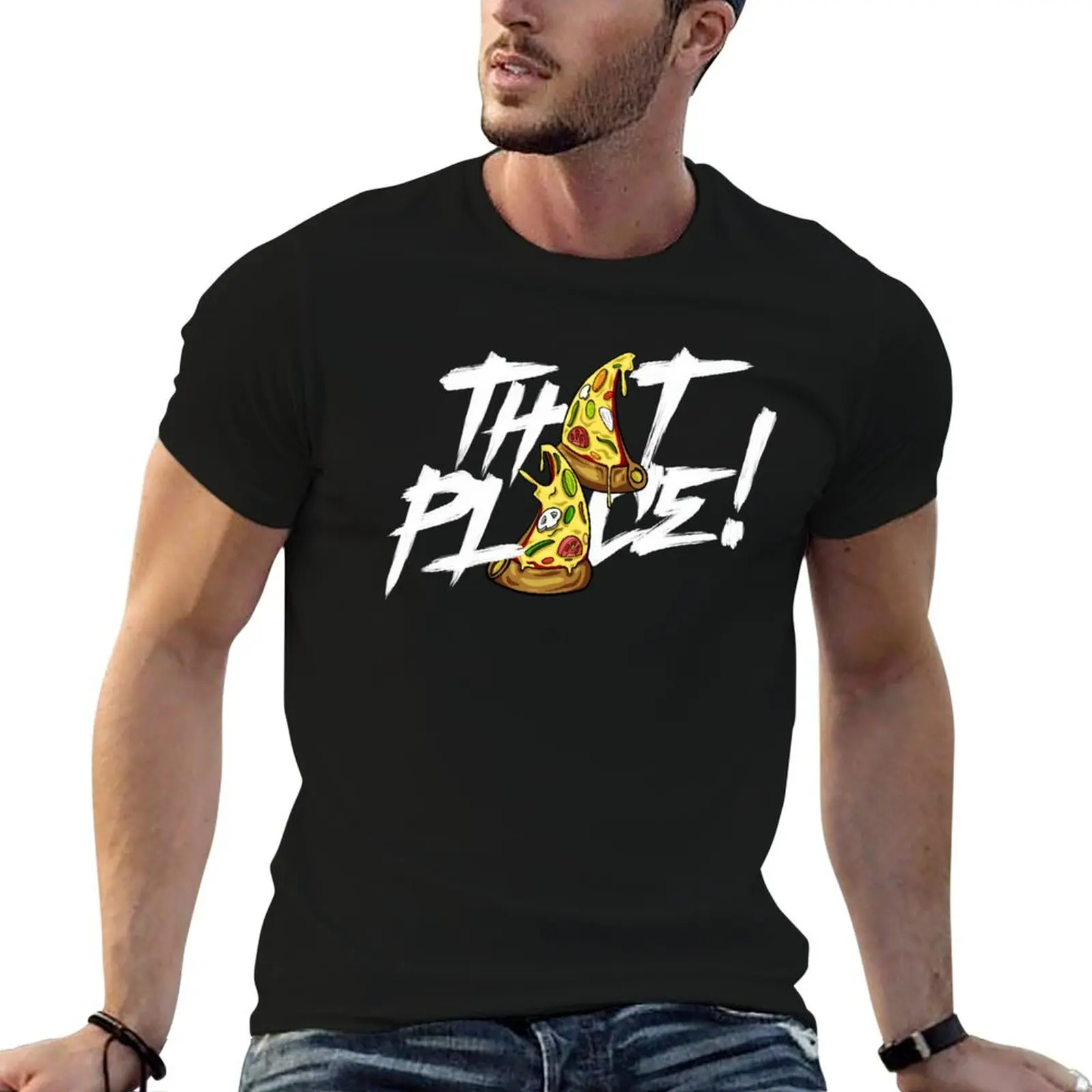 That Veggie Pizza T-Shirt Casual Loose Daily Wear T-Shirt
