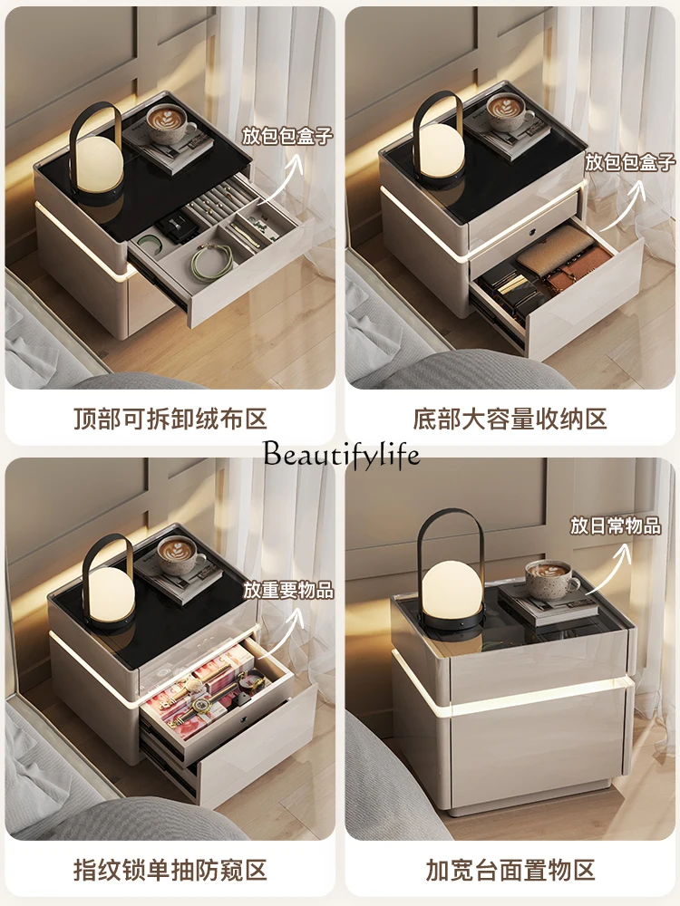 Nowoczesna prosta inteligentna szafka nocna