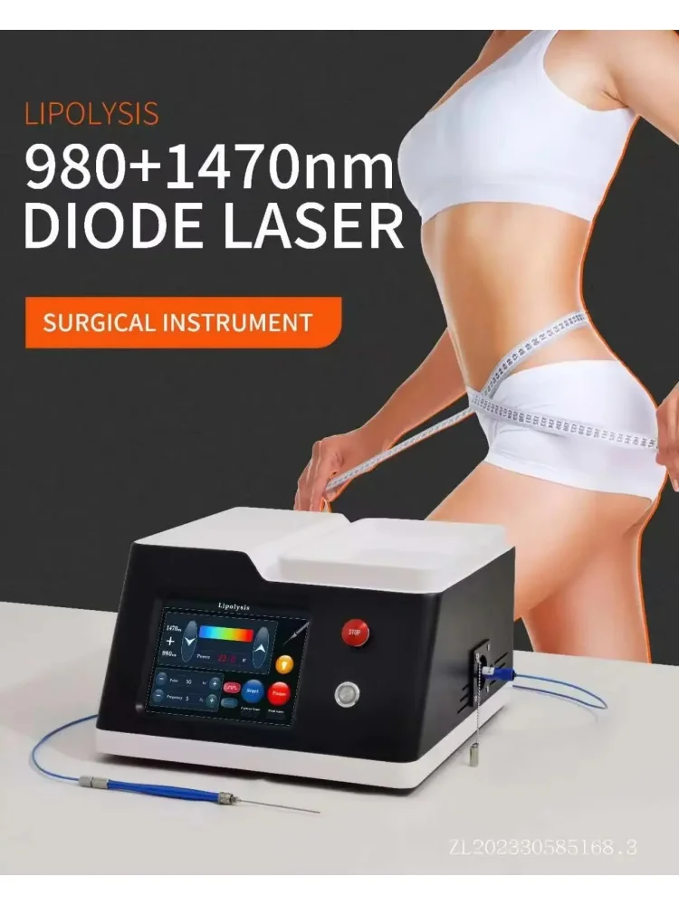 

Лазер для эндолифтинга 1470.980 нм, 2 длины волны, сертификация CE, от производителя 2026 года