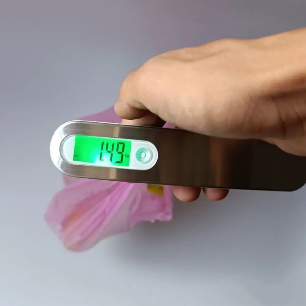 

Practical LCD Display Digital Luggage Scale Hanging Handheld Electronic Scale High Precision Weight Balance Tool Travel