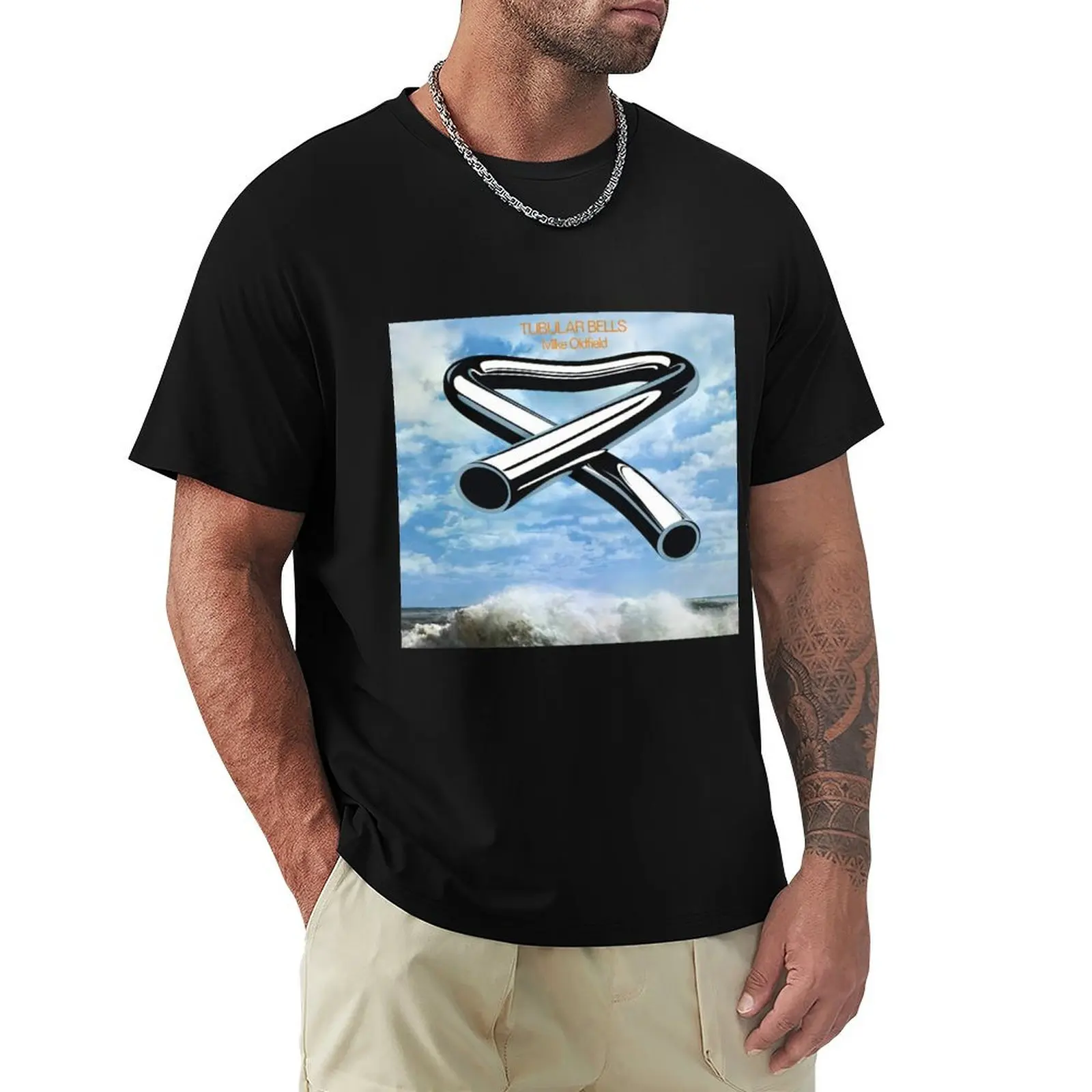 Camiseta Tubular Bells - Mike Oldfield (1973), camiseta informal de talla grande