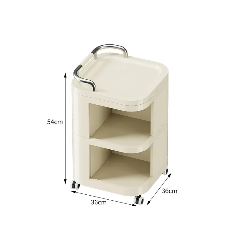 رف عربة، خزانة تخزين مستحضرات التجميل الدوارة، رف تخزين الوجبات الخفيفة متعدد الوظائف #6