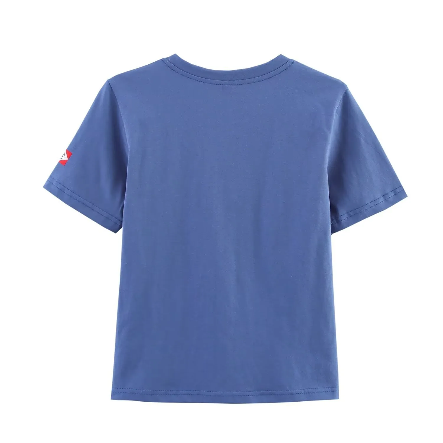 Withered European And American Style 2026 New Fashionable Temperament Women's Versatile Printed And Washed Effect T-shirt